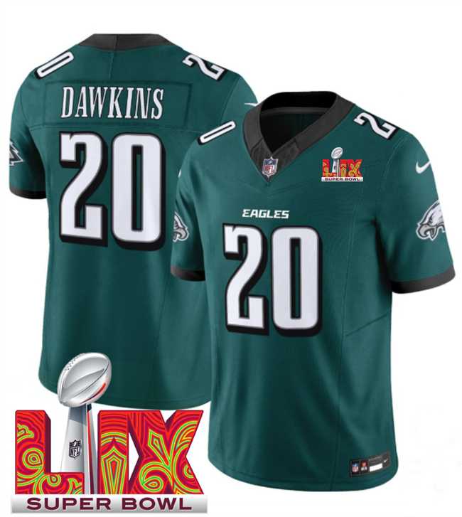 Men & Women & Youth Philadelphia Eagles #20 Brian Dawkins Green 2025 Super Bowl LIX Patch New F.U.S.E. Vapor Limited Stitched Jersey,We sell and wholesale Men & Women & Youth Philadelphia Eagles #20 Brian Dawkins Green 2025 Super Bowl LIX Patch New F.U.S.E. Vapor Limited Stitched Jersey on line form chian!
